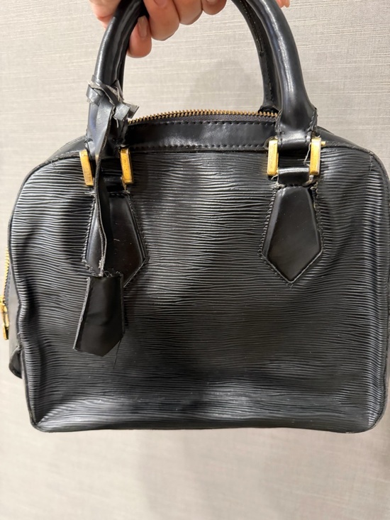 Louis Vuitton Handbags - LOUIS VUITTON Epi Leather Sablon Handbag Black Tophandle bag - Fair condition